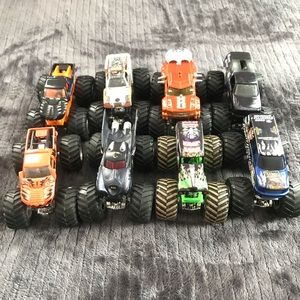 Hot wheel monster truck lot